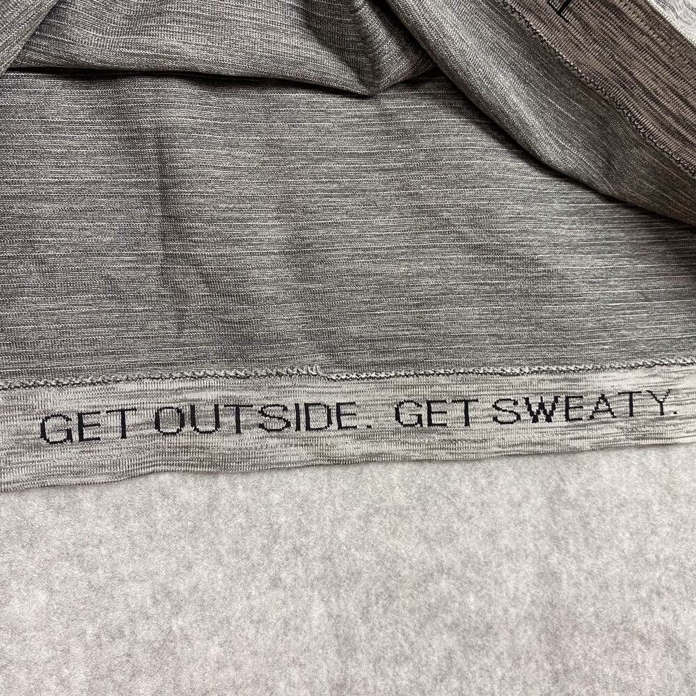 Lululemon Shirt Mens Size L Metal Vent Tech Short Sleeve V Neck in Slate White - Picture 7 of 8